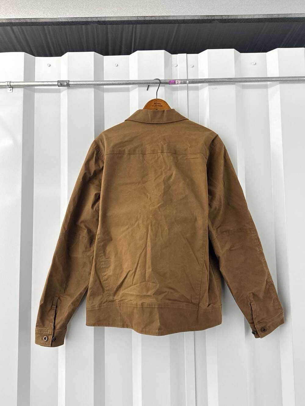 Kuhl Waxed Canvas Jacket Mens Medium Brown Lined Workwear Utility Coat - Picture 5 of 5